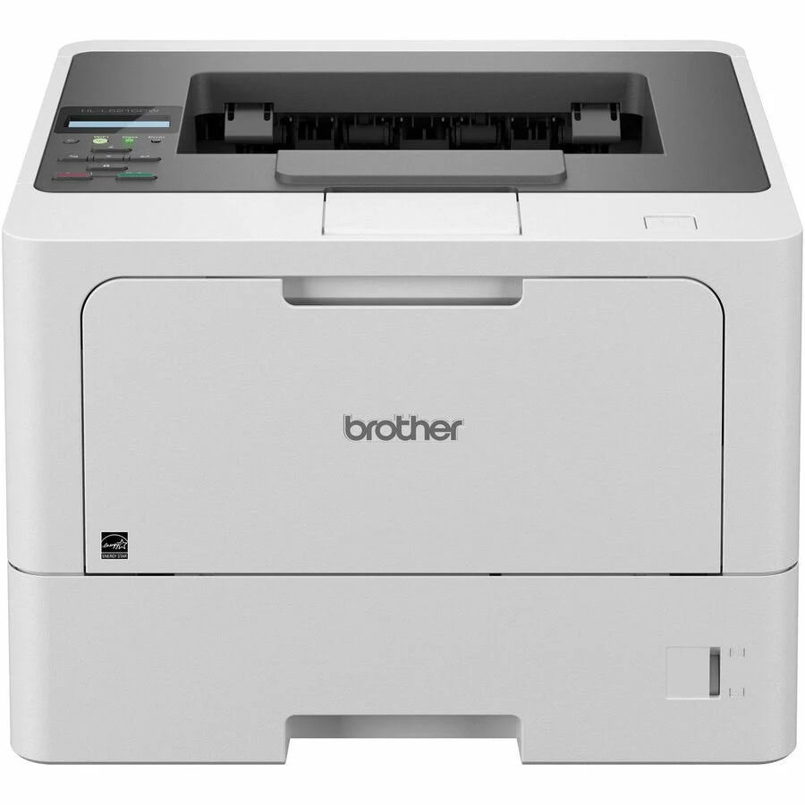 Brother HL-L5210DW monochrome laser printer, front view with paper tray closed