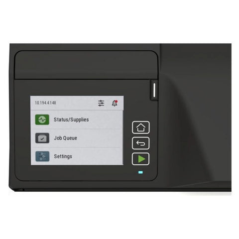 Close-up of the 2.8-inch color touchscreen on the Xerox C240 printer