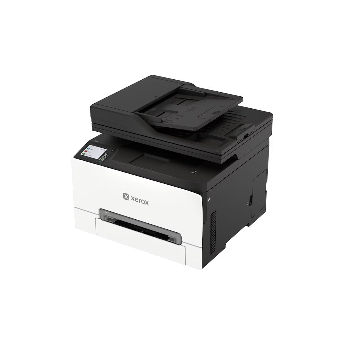 Xerox C303a multifunction printer at a three quarter angle showing the document feeder and touchscreen