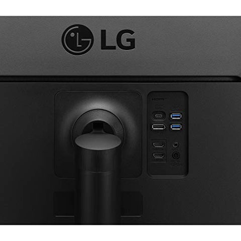 LG 35WN75C-B UltraWide Monitor 35” QHD (3440 x 1440) Curved Display, sRGB 99% Color Gamut, HDR 10, USB-Type C, AMD FreeSync, 3-Side Virtually Borderless Design - Black